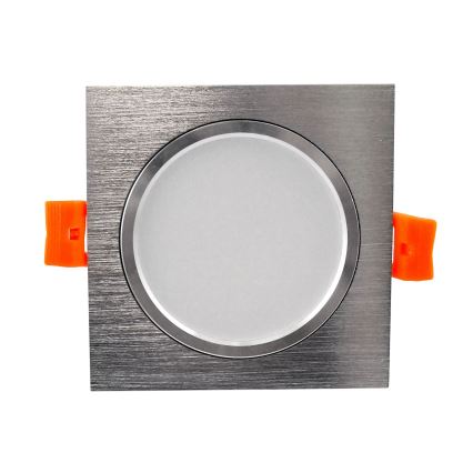 LED Podhľadové svietidlo VENUS LED/7W/230V strieborná hranaté