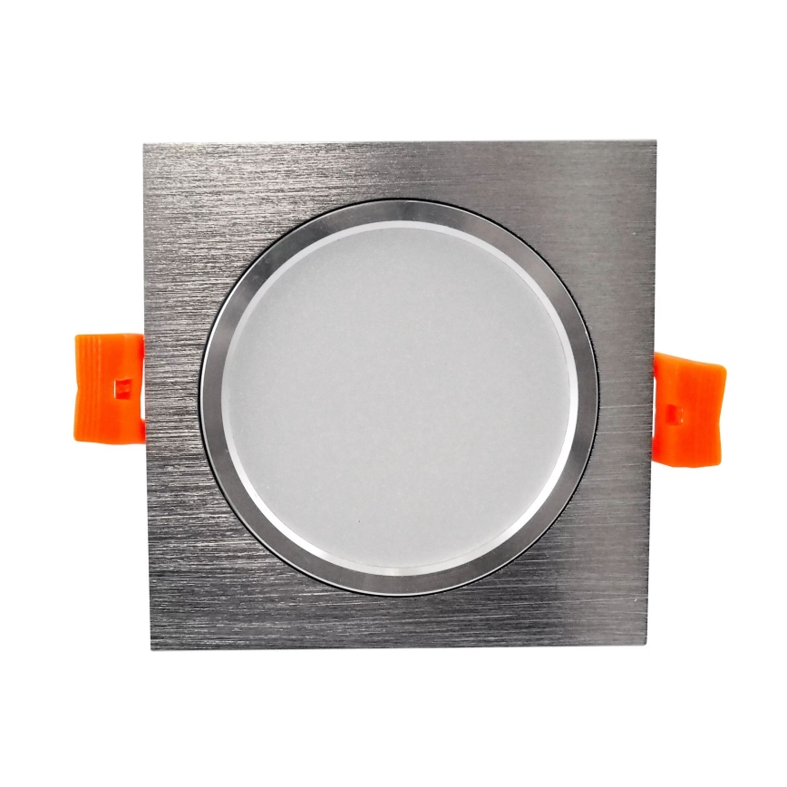 LED Podhľadové svietidlo VENUS LED/7W/230V strieborná hranaté