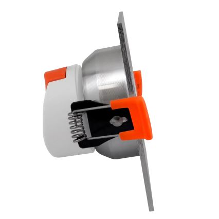 LED Podhľadové svietidlo VENUS LED/7W/230V strieborná hranaté
