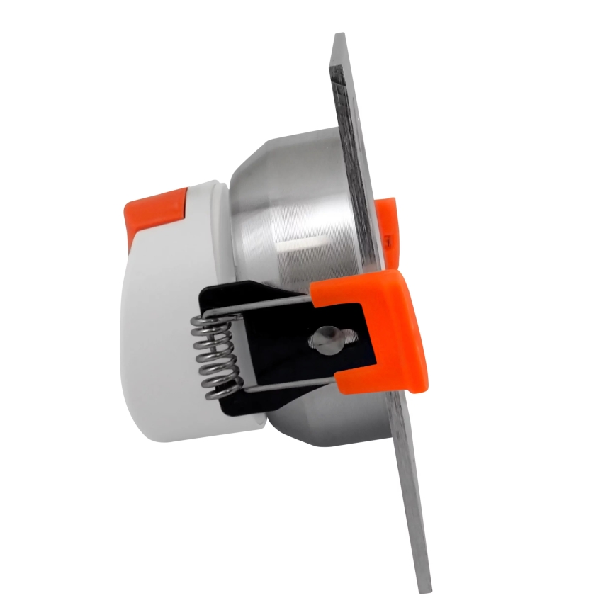 LED Podhľadové svietidlo VENUS LED/7W/230V strieborná hranaté
