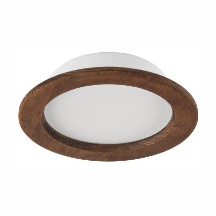 LED Zapustené svietidlo WOODY SPOT LED/16,5W/230V 4000K čerešňa ? 18,5 cm