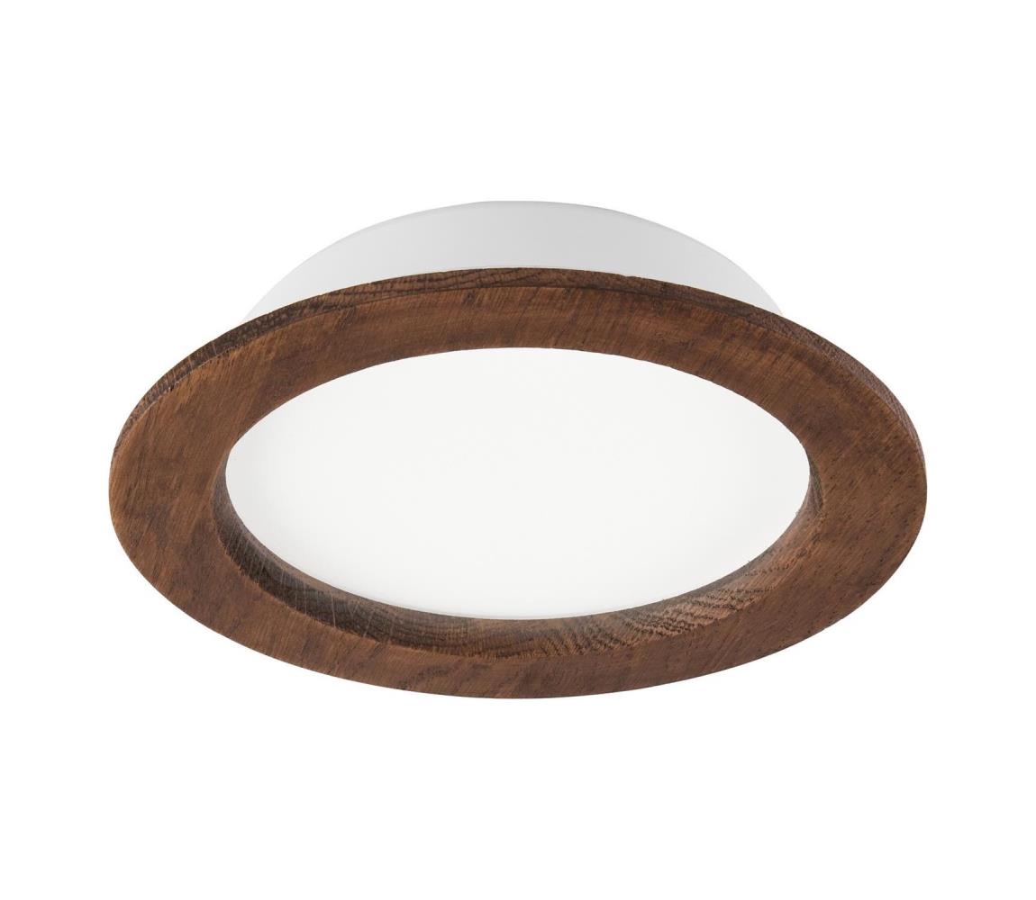 LED Podhľadové svietidlo WOODY SPOT LED/16,5W/230V 4000K čerešňa ø 18,5 cm