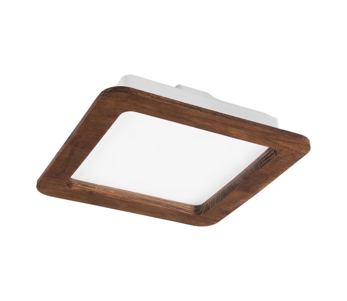  LED podhľadové svietidlo WOODY SPOT LED/17W/230V 3000K čerešňa 18,5x18,5 cm 