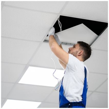 LED podhľadový panel CAPRI LED/25/30/40W/230V 3000/4000/5700K 62x62 cm biela