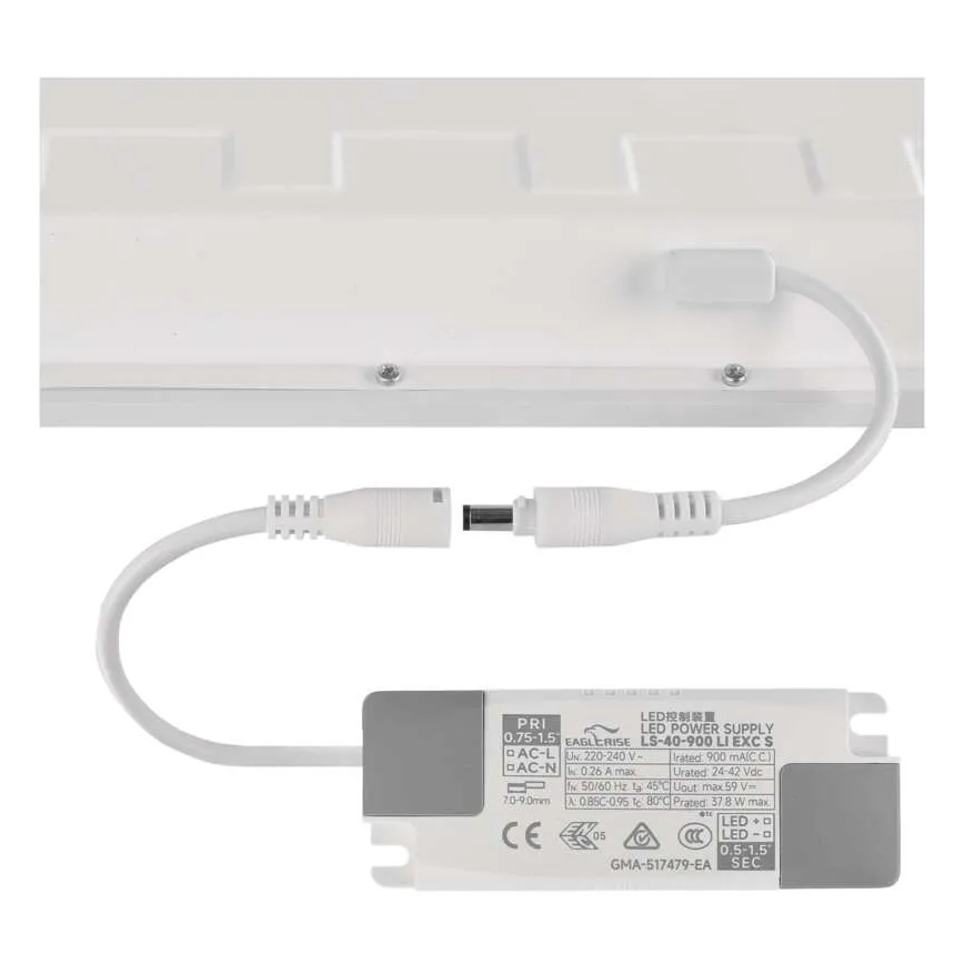 LED podhľadový panel DIXXO LED/36W/230V 4000K 60x60 cm biela