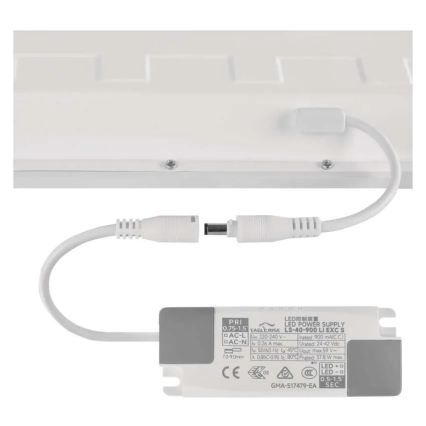 LED Podhľadový panel DIXXO LED/36W/230V 4000K UGR19 60x60 cm biela
