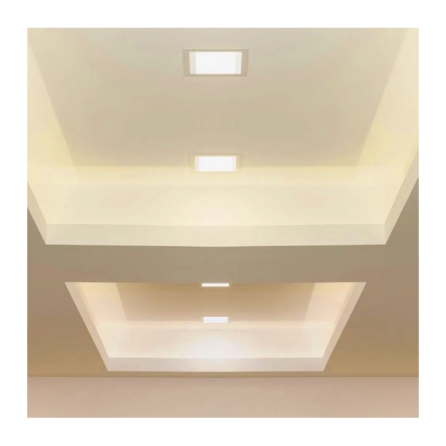 LED Podhľadový panel LED/18W/230V 3000K čtvercový