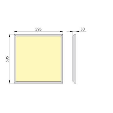 LED Podhľadový panel OPTIMA LED/40W/230V