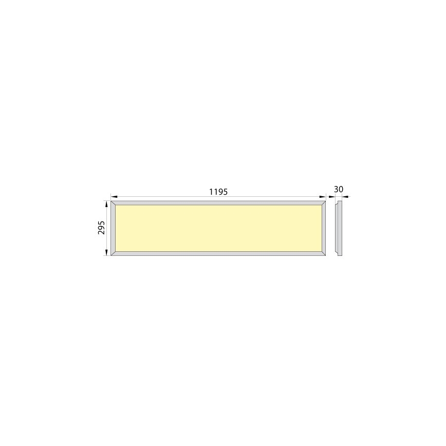 LED Podhľadový panel OREGA PLUS 120 LED/50W/230V 4000K IP40