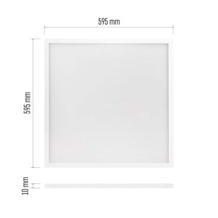LED Podhľadový panel PROXO LED/33W/230V 4000K 60x60 cm biela