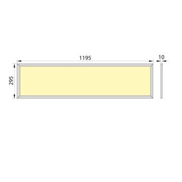 LED Podhľadový panel XELENT 120 LED/50W/230V 4000K IP40