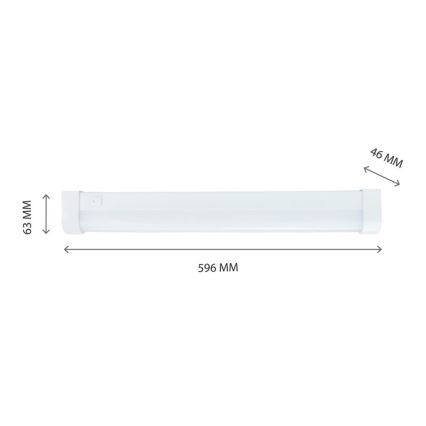 LED Podlinkové svietidlo AQUATICA LED/15W/230V 4000K IP44
