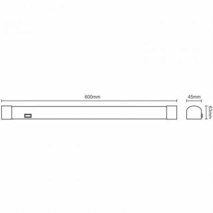 LED Podlinkové svietidlo LED/15W/230V 4000K