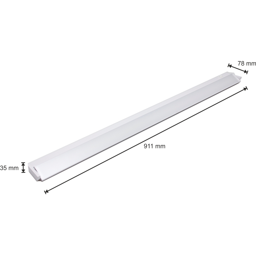 LED Podlinkové svietidlo LED/15W/230V biela