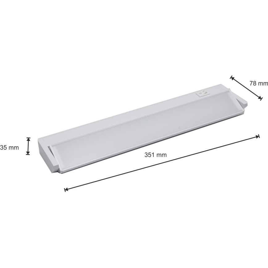 LED Podlinkové svietidlo LED/5W/230V Biela