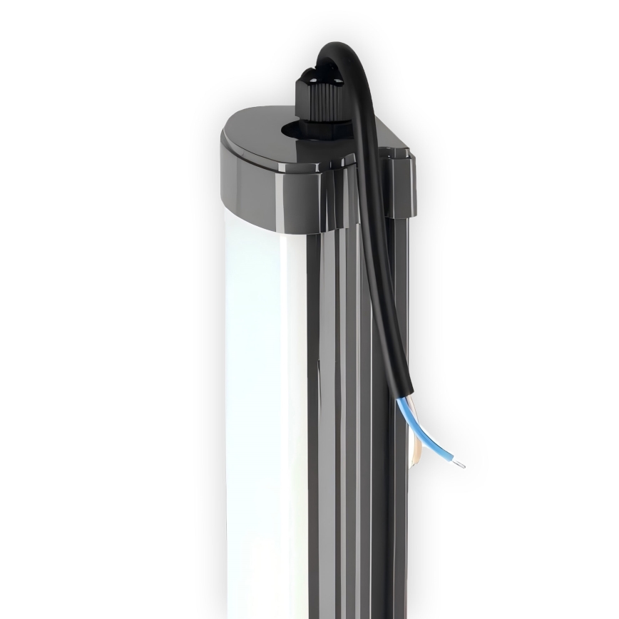 LED Podlinkové svietidlo LED/60W/230V 6000K 120 cm IP65 čierna