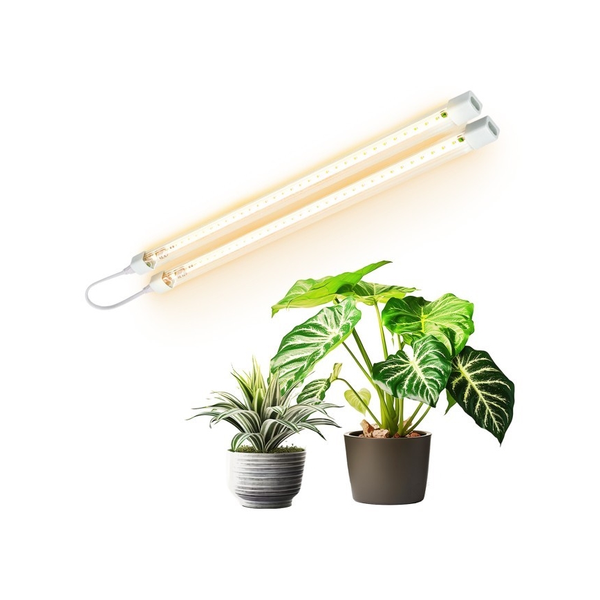 LED Podlinkové svietidlo na pestovanie rastlín GROWLY 2xLED/8,5W/230V biela