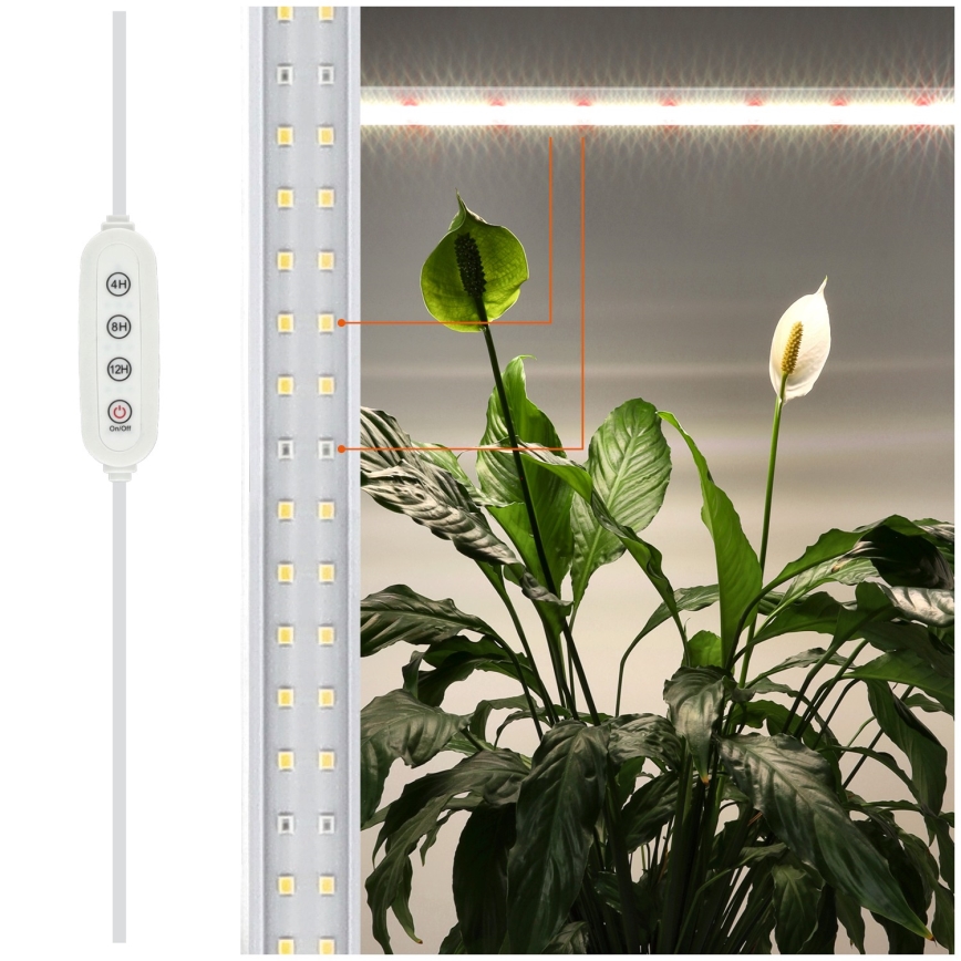 LED Podlinkové svietidlo na pestovanie rastlín GROWLY LED/15W/230W