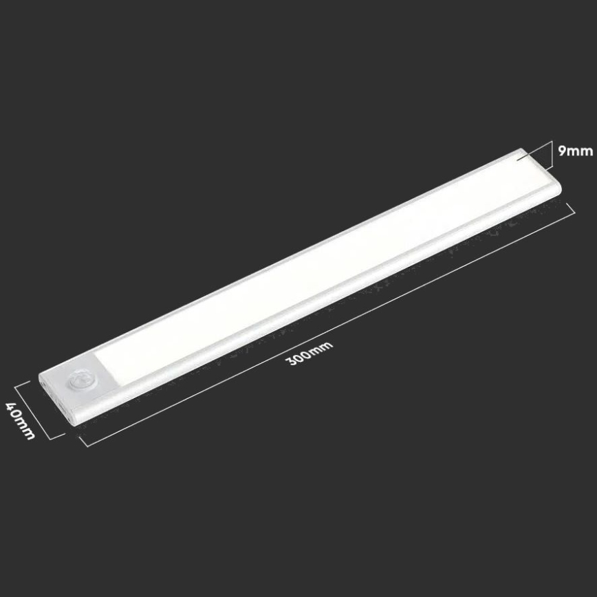 LED Podlinkové svietidlo so senzorom LED/1,5W/5V 1500 mAh 4000K