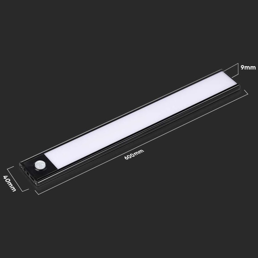 LED Podlinkové svietidlo so senzorom LED/2,5W/5V 4000K 3000 mAh