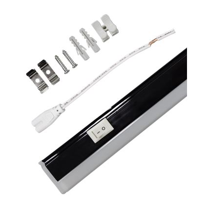 LED podlinkové svietidlo TUBE LED/18W/230V 120 cm čierne