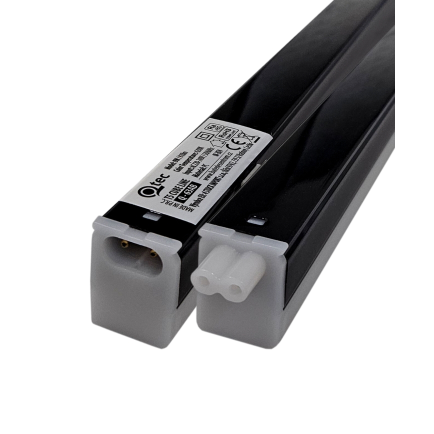 LED podskrinkové svietidlo TUBE LED/9W/230V 60 cm čierne