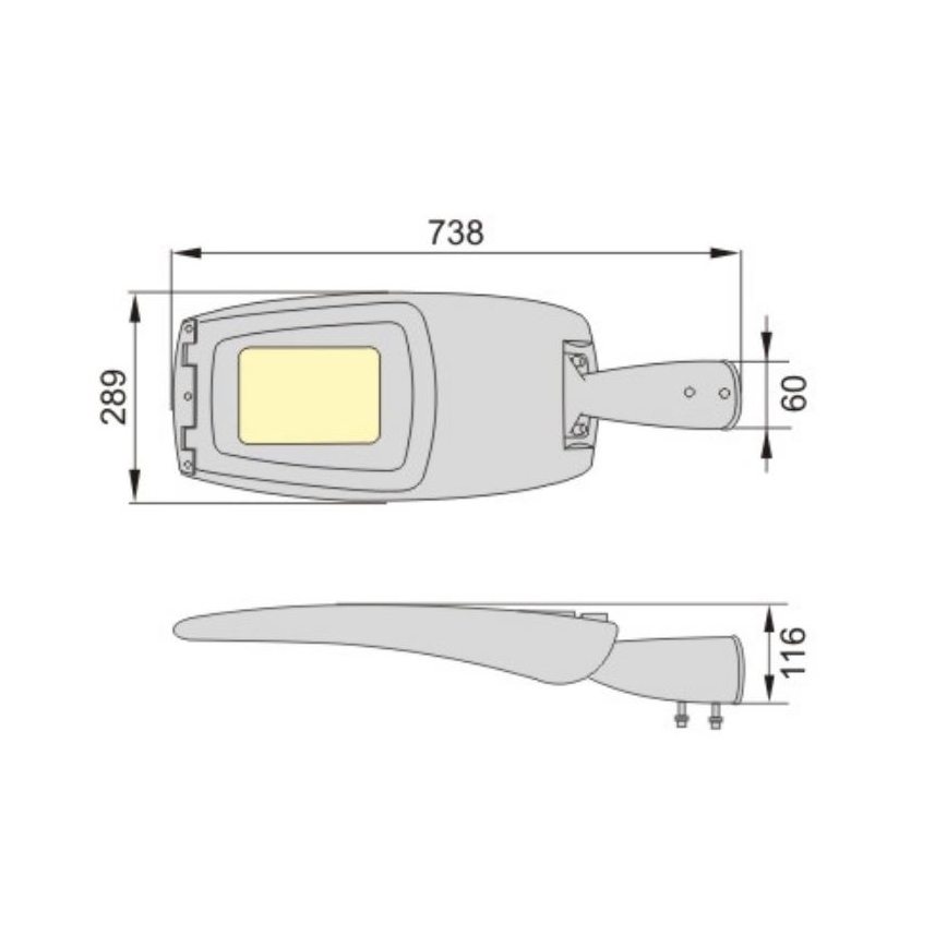 LED Pouličná lampa ADQUEN PLUS LED/100W/230V IP66