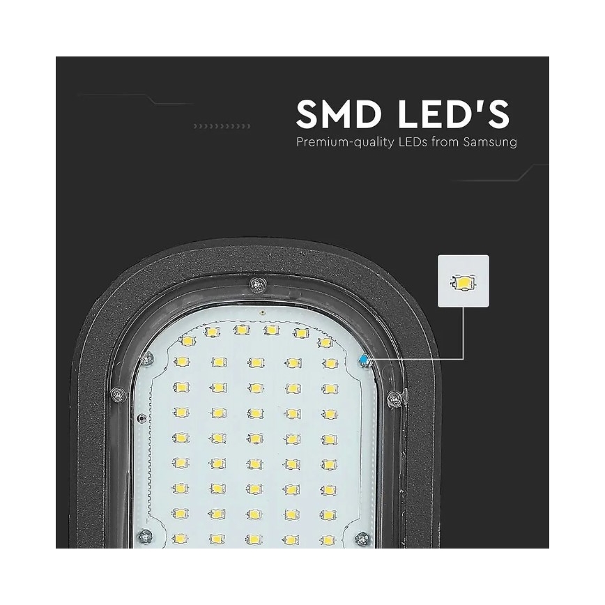 LED Pouličná lampa SAMSUNG CHIP LED/30W/230V 6400K IP65