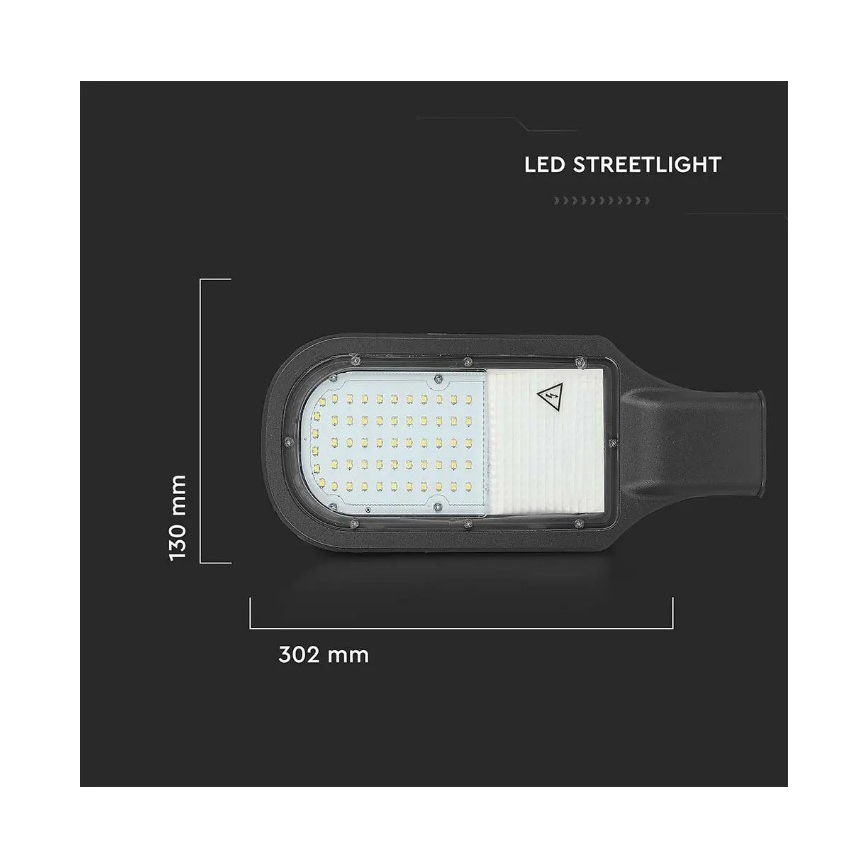 LED Pouličná lampa SAMSUNG CHIP LED/30W/230V 6400K IP65