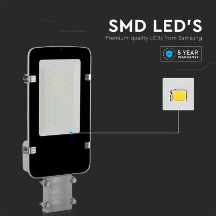 LED Pouličná lampa SAMSUNG CHIP LED/50W/230V 4000K IP65