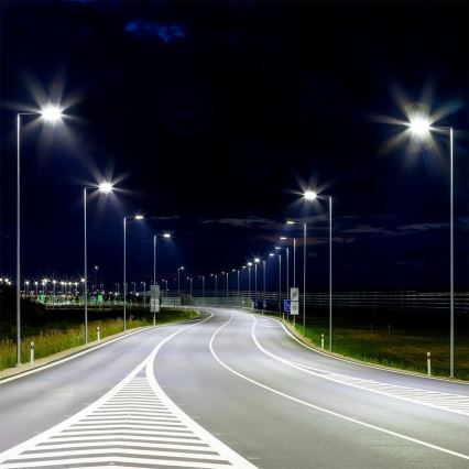 LED Pouličná lampa SAMSUNG CHIP LED/50W/230V 4000K IP65 šedá