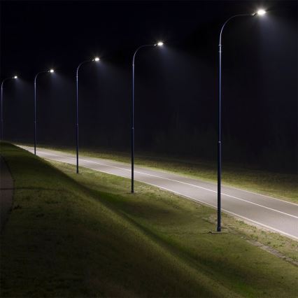 LED Pouličná lampa SAMSUNG CHIP LED/50W/230V 4000K IP65 šedá