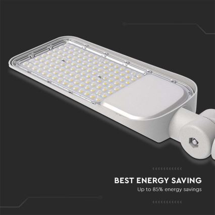 LED Pouličná lampa SAMSUNG CHIP LED/50W/230V 4000K IP65 šedá