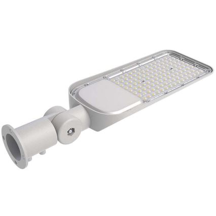 LED Pouličná lampa so senzorom SAMSUNG CHIP LED/50W/230V 6500K IP65