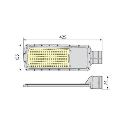 LED pouličné svietidlo NOVUM PLUS LED/100W/230V IP65 4000K