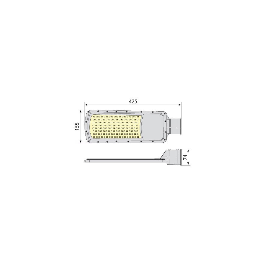 LED pouličné svietidlo NOVUM PLUS LED/100W/230V IP65 4000K