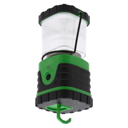 LED Prenosná lampa LED/3xLR20 IP44 čierna/zelená