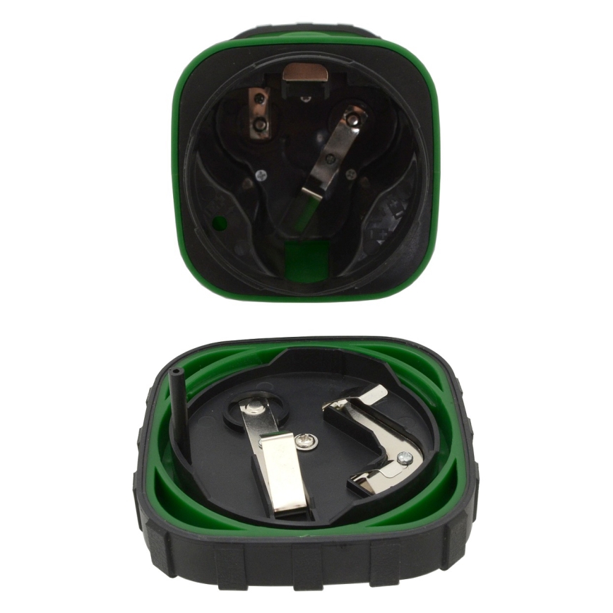 LED Prenosná lampa LED/3xLR20 IP44 čierna/zelená