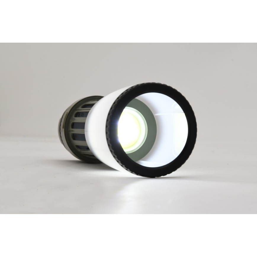 LED Prenosná nabíjacia lampa s lapačom hmyzu LED/2W/1800mAh/3xAAA IPX4 zelená
