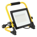 LED Prenosný reflektor TIGRA LED/100W/4000K IP54 čierna/žltá