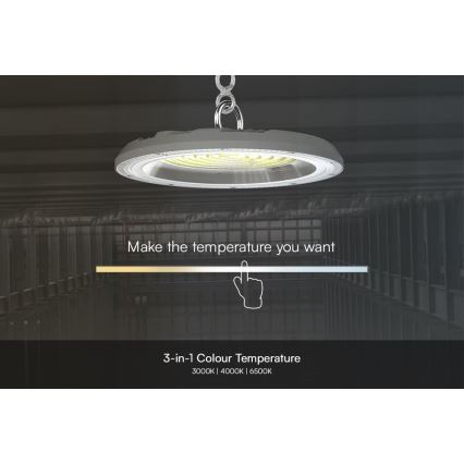 LED Priemyselné svietidlo High Bay LED/100W/230V 3000/4000/6500K IP65 ø 23,5 cm