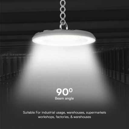 LED Priemyselné svietidlo High Bay LED/150W/230V 3000/4000/6500K IP65 ø 27,7 cm
