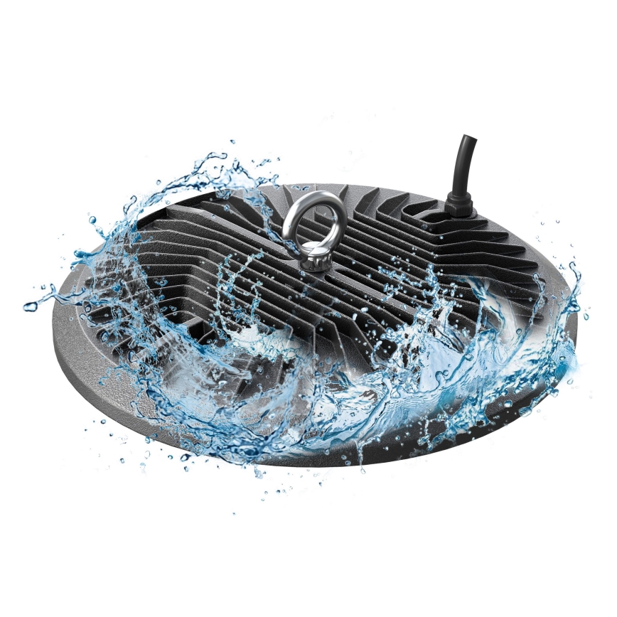 LED Priemyselné technické svietidlo HIGHBAY LED/200W/230V 4500K IP65 šedá
