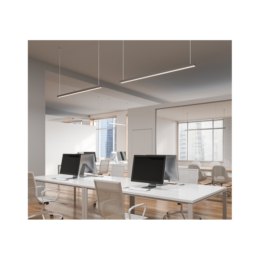 LED stropné prisadené závesné svietidlo KOLINE LED/40W/230V 3000/4000/6500K 120 cm biele