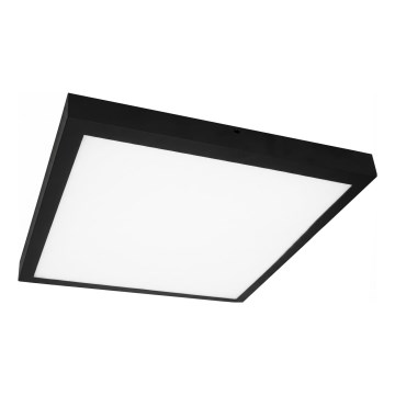 LED Prisadený panel CHRIS LED/20W/230V 4000K 40x40 cm čierny