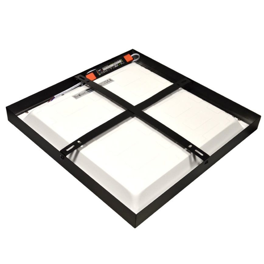 LED Prisadený panel CHRIS LED/20W/230V 4000K 40x40 cm čierny