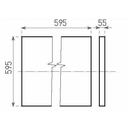 LED Prisadený panel ILLY LED/36W/230V