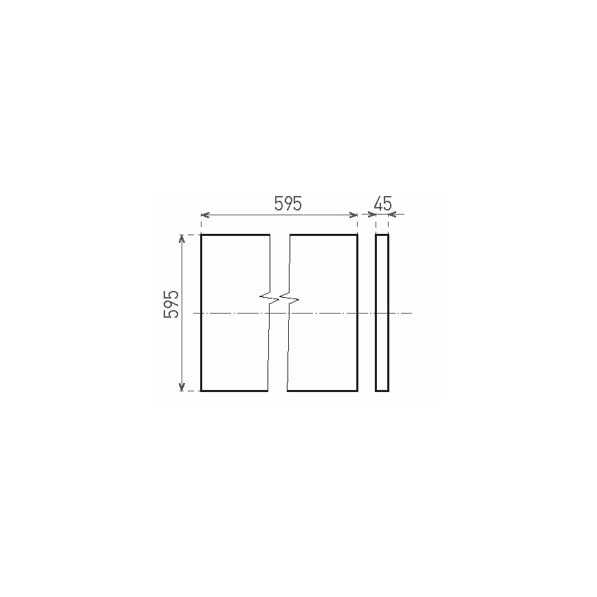 LED Prisadený panel ILLY LED/42W/230V