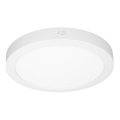 LED Prisadený/podhľadový panel 2v1 18W/230V 3000/4000/6000K pr.22,5 cm IP54 biela