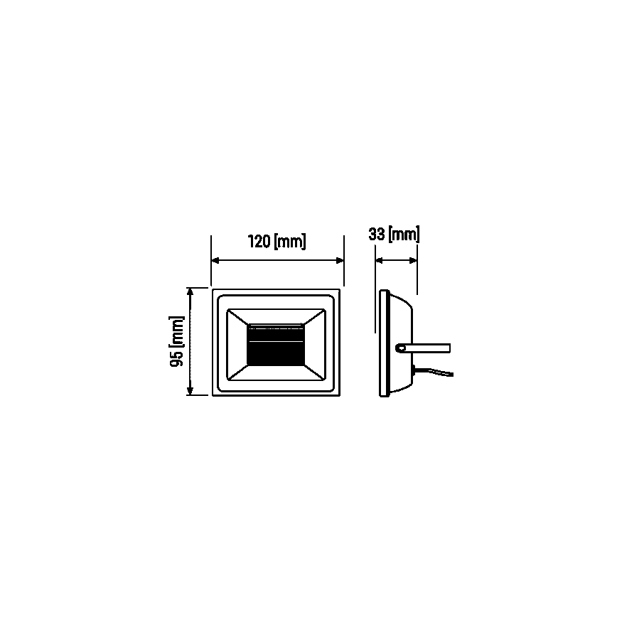 LED Reflektor LED/10W/85-265V 4500K IP65